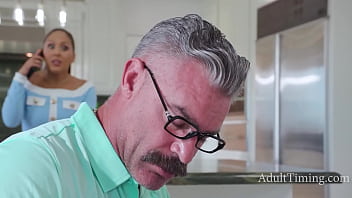 Stepdaughter seduces stepdad using stepmom's phone charles dera lilith grace