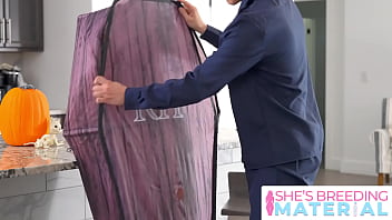 Selina Imai Strips In Coffin Until Stepbro Finds Glory Hole thumbnail