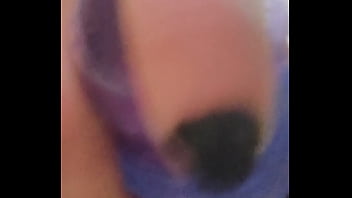 Mandycandy424 plays with big dildo and creams all over it