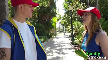 Pokemaster stepsister's rough pussy fucked Pokemaster stepsister's rough pussy fucked