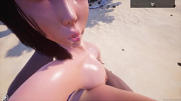 Big ass tit white milf sonia gets pussy pounded by white cock yason and has multiple orgasms on the beach