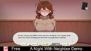 A night neighbor free steam demo game visual novel 2d adult erotic hentai nsfw romance sandbox game