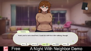 A night neighbor free steam demo game visual novel 2d adult erotic hentai nsfw romance sandbox game