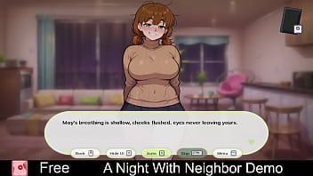 A night neighbor free steam demo game visual novel 2d adult erotic hentai nsfw romance sandbox game