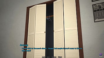 I fucked my stepsister while we got stuck in the closet 3d hentai game family crush