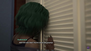 I fucked my stepsister while we got stuck in the closet 3d hentai game family crush