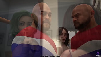 I fucked my stepsister while we got stuck in the closet 3d hentai game family crush