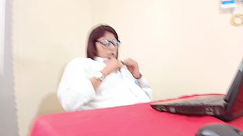 I find a beautiful milf watching porn and take the opportunity to make her suck cock and fuck her