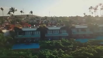 Busty brunette showing off her pretty perky ass