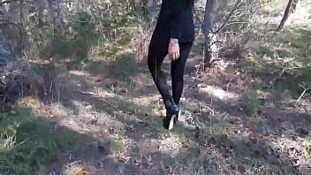 Preview of my beautiful long legs and my passion for pantyhose and high heels