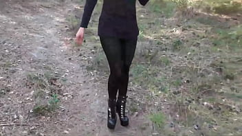 Preview of my beautiful long legs and my passion for pantyhose and high heels