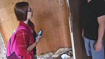 Halloween roleplay sex with petite german teen tinyemily who seduce to fuck by stranger