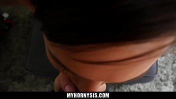 Stepbrother helps his stepsister relax with a little bit of sex and a lot of fun myhornysis