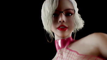 Hot blonde hailey rides a jack o' lantern