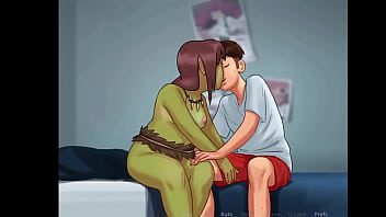 My gf cosplay like busty milf