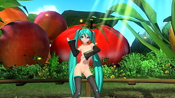 Anime girl dancing naked popipo project diva