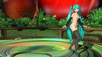 Anime girl dancing naked popipo project diva