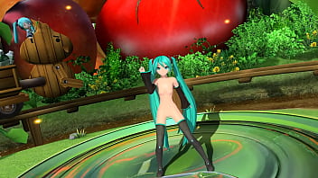 Anime girl dancing naked popipo project diva