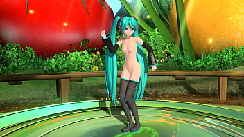Anime girl dancing naked popipo project diva