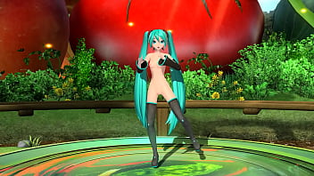 Anime girl dancing naked popipo project diva