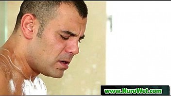 Amazing nuru massage with busty asian and wet blowjob video 19