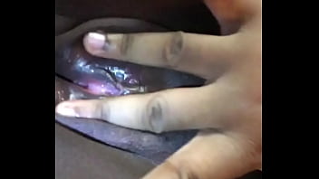 Showing off my wet pussy