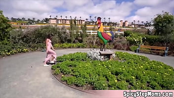 Long legged beauty gets her pussy filled with cum