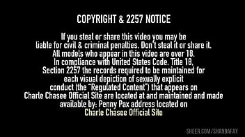 Milf charlee chase licks pussy cream off of her vibrating toy