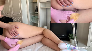 Russian girls are good for fucking full waxing procedure for hairy pussy