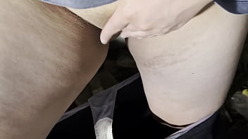 I secretly masturbate in an abandoned place