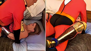 Old mature in ai animation as wonder woman is mr incredible’s favorite sexual partner he likes orgasming & cumming in her