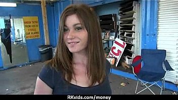 Sex for cash turns shy girl into a slut 20