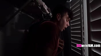 Milf pulls step son out of the closet justine jakobs kai jaxon