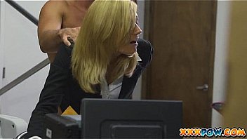 Blonde milf becomes a prostitute in a pawn shop Blonde milf becomes a prostitute in a pawn shop