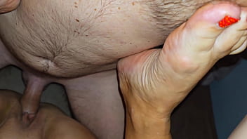 Horny stepmom fucks in a jacket