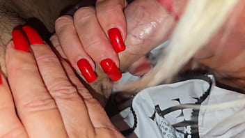 Horny stepmom fucks in a jacket