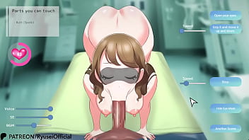 Busty anime woman gets a health checkup but got tricked into sex instead~