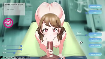 Busty anime woman gets a health checkup but got tricked into sex instead~