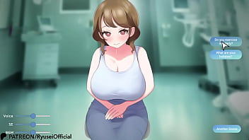 Busty anime woman gets a health checkup but got tricked into sex instead~