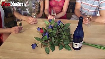 German amateur teen swing party