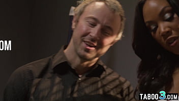 Naughty couple lure a naive latin slut into wild threesome fuck