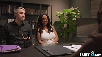 Naughty couple lure a naive latin slut into wild threesome fuck