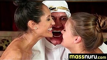 Slippery nuru massage for lucky dude 7