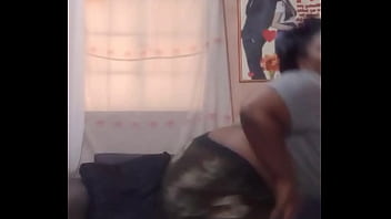 Bad girl twerking to dancehall