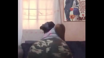 Bad girl twerking to dancehall