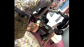 Latex domination shoot behind the scenes look