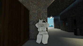 Protogen and his friends have fun with a sharky roblox