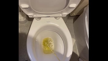 Pissing in bathroom