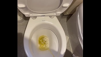 Pissing in bathroom