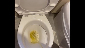 Pissing in bathroom
